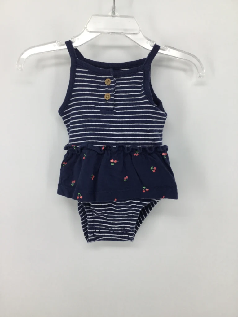 Carter's Child Size 3 Months Navy Outfit - girls
