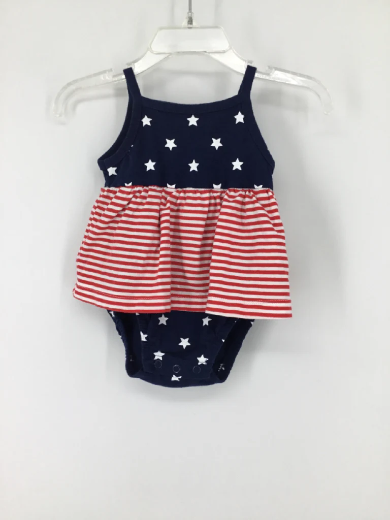 Carter's Child Size 3 Months Navy Stars & Stripes Outfit