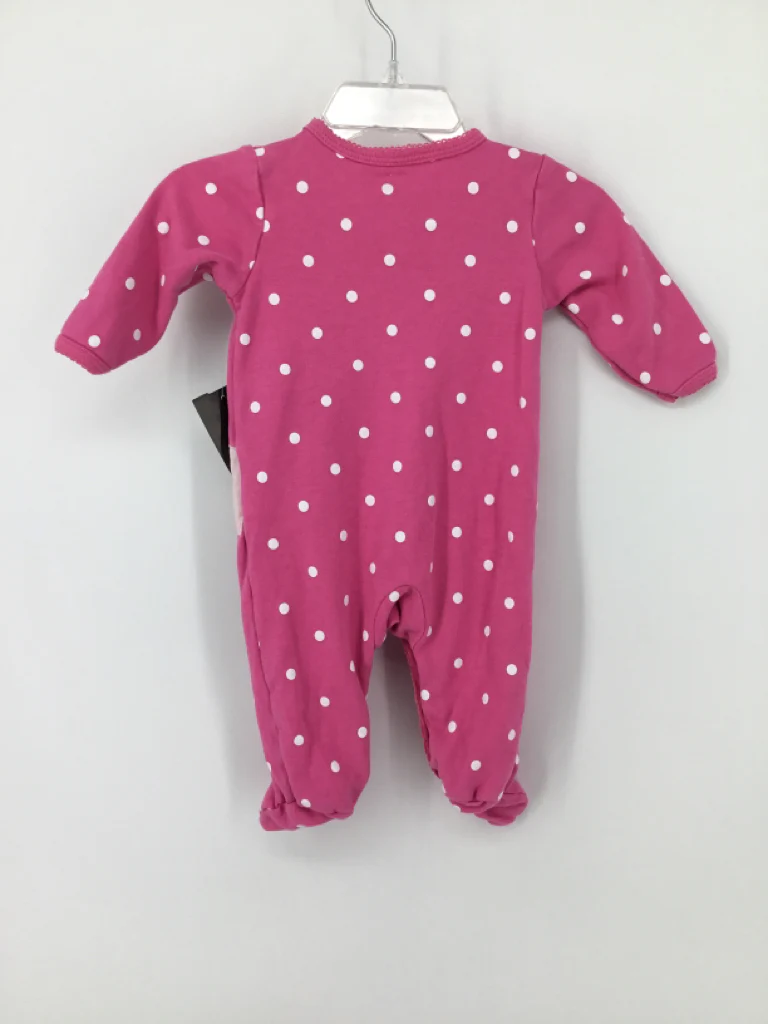 Carter's Child Size 3 Months Pink Sleepers - Image 2