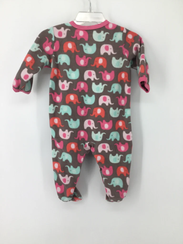 Carter's Child Size 3 Months Pink Sleepers - Image 2