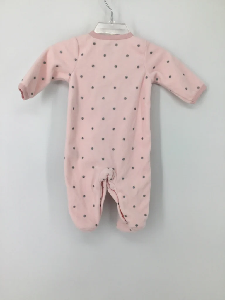 Carter's Child Size 3 Months Pink Sleepers - Image 2