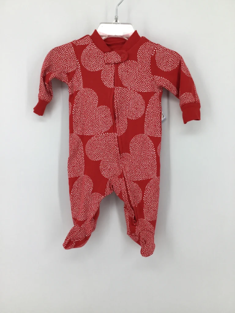Carter's Child Size 3 Months Red Sleepers