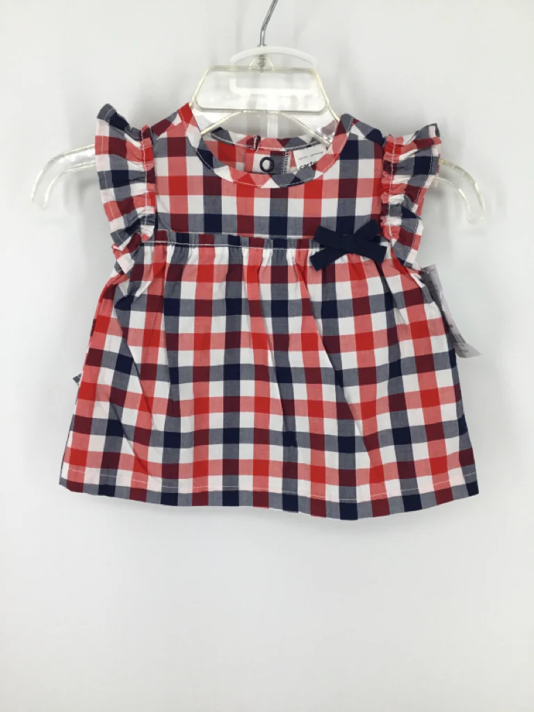 Carter's Child Size 3 Months Red Stars & Stripes Outfit
