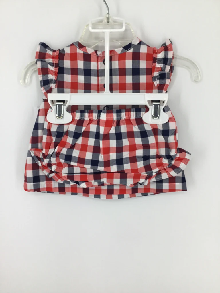 Carter's Child Size 3 Months Red Stars & Stripes Outfit - Image 3