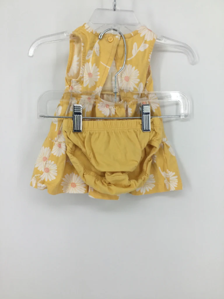 Carter's Child Size 3 Months Yellow Dress - girls - Image 2