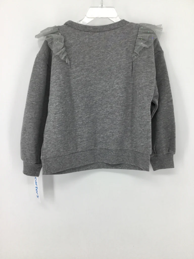 Carter's Child Size 5 Gray Sweatshirt - girls - Image 3