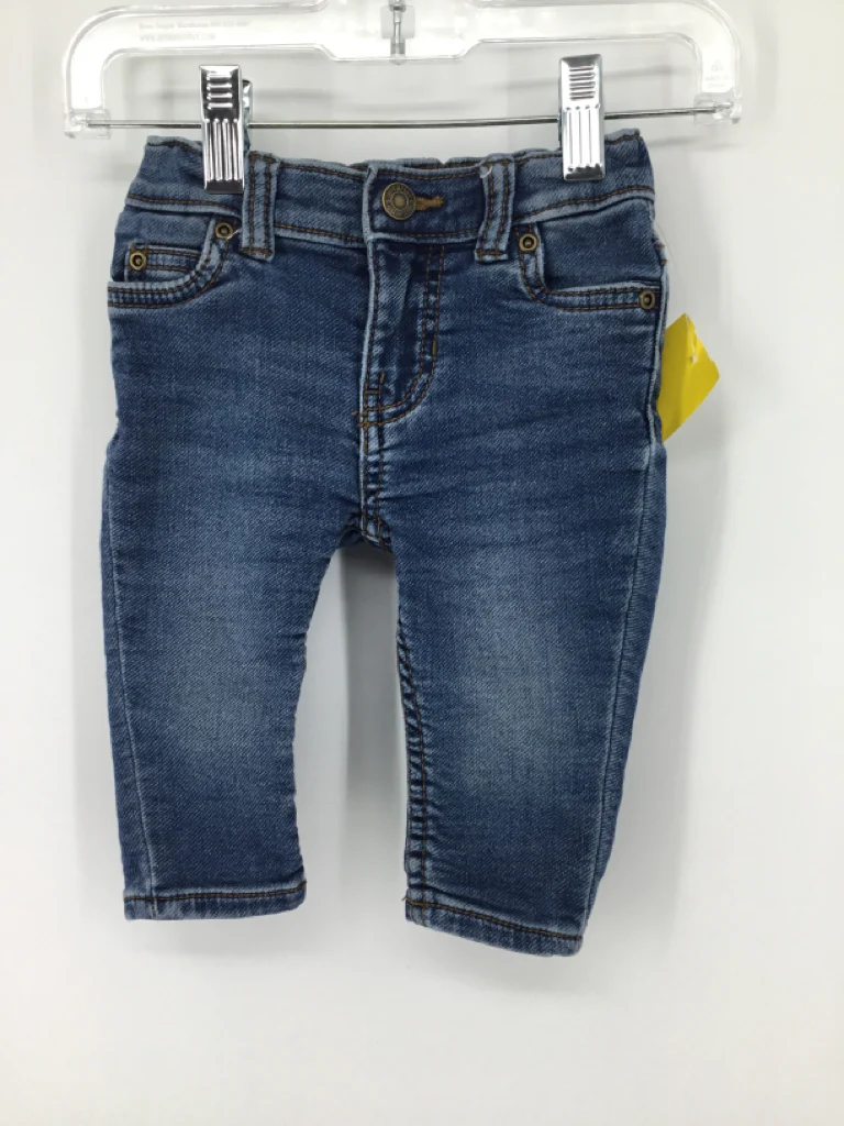 Carter's Child Size 6 Months Blue Solid Jeans - boys