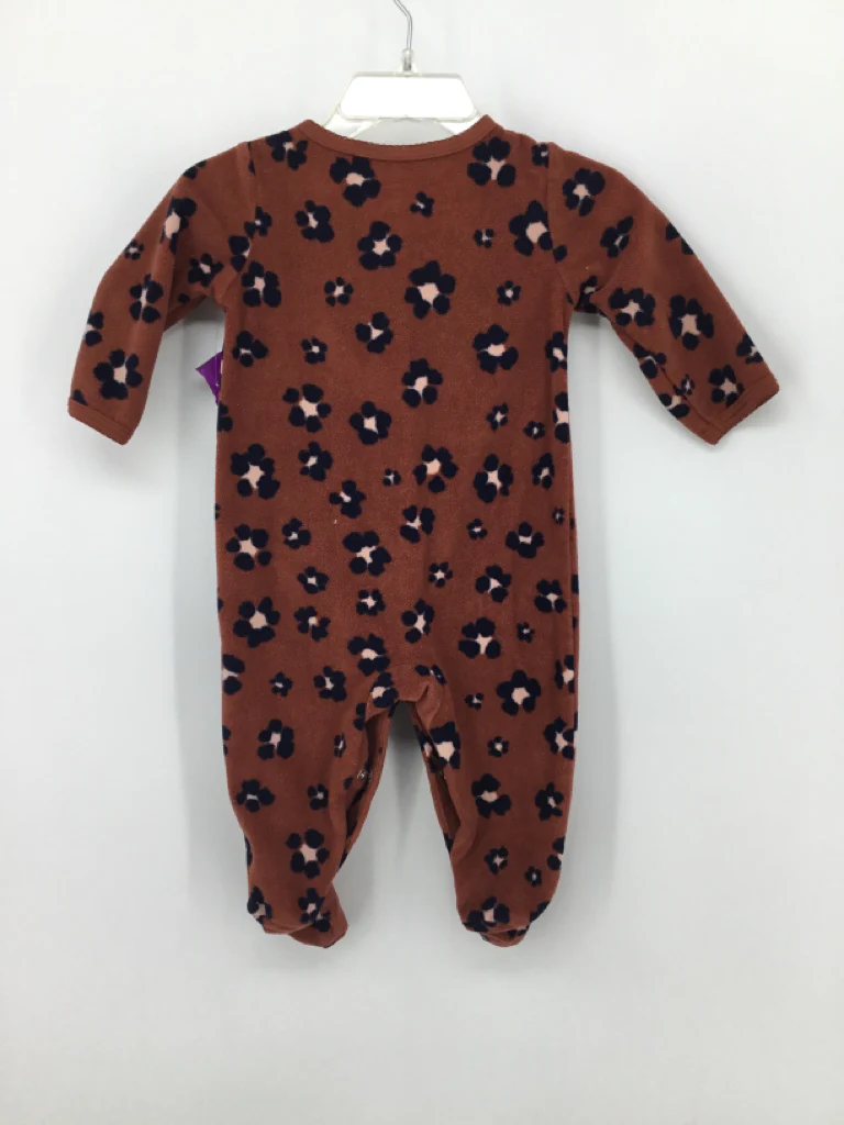 Carter's Child Size 6 Months Brown Sleepers - Image 2
