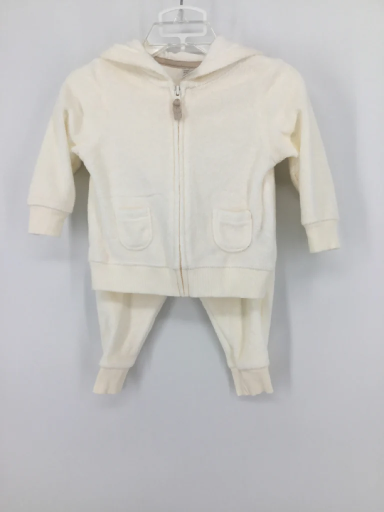 Carter's Child Size 6 Months Cream Solid Outfit - boys