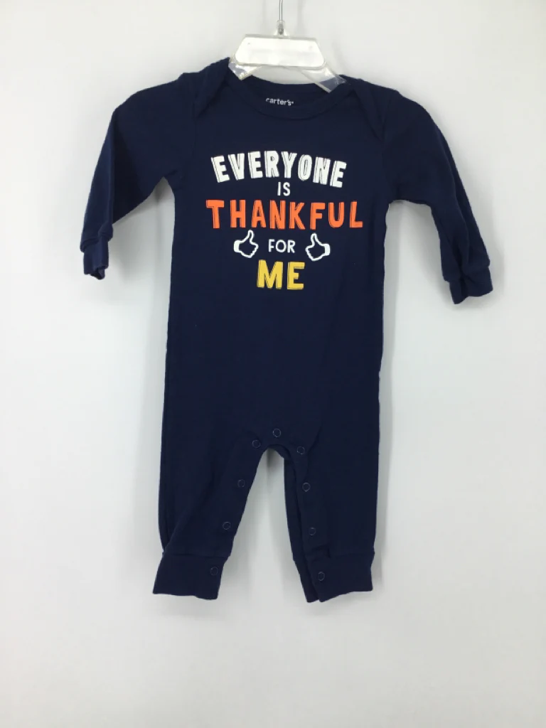 Carter's Child Size 6 Months Navy Thanksgiving Outfit