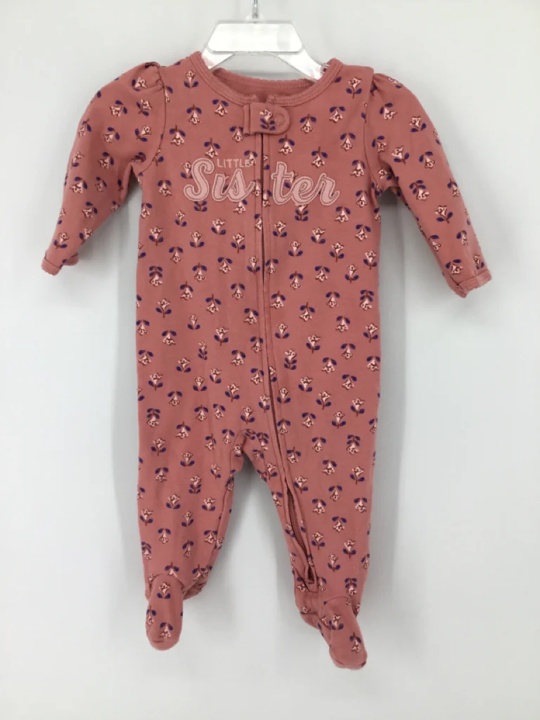 Carter's Child Size 6 Months Pink Sleepers