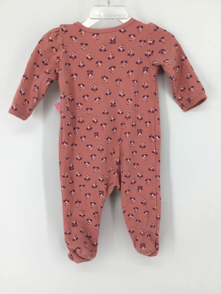 Carter's Child Size 6 Months Pink Sleepers - Image 2