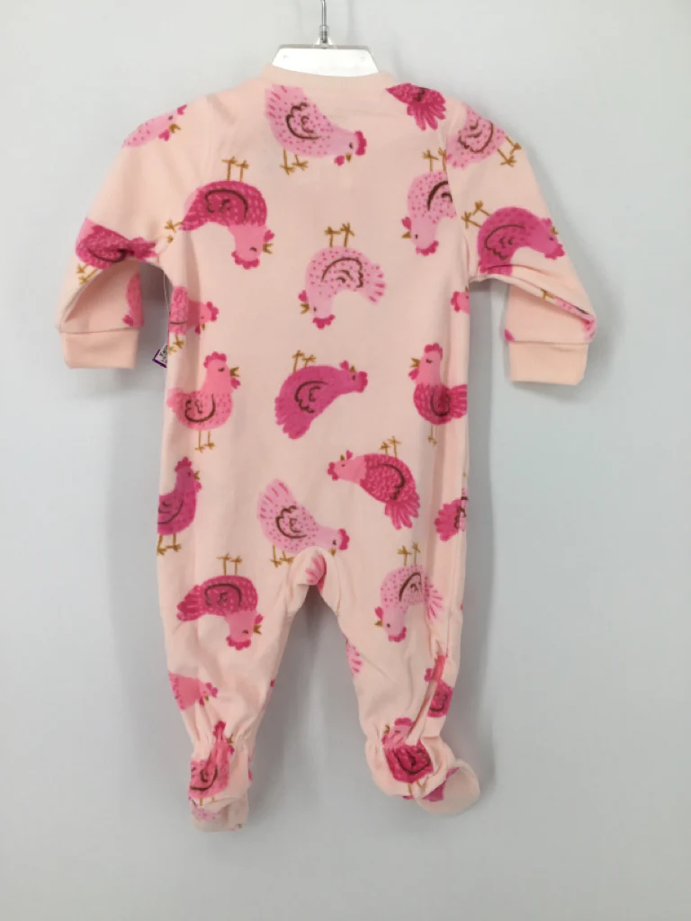 Carter's Child Size 6 Months Pink Sleepers - Image 3