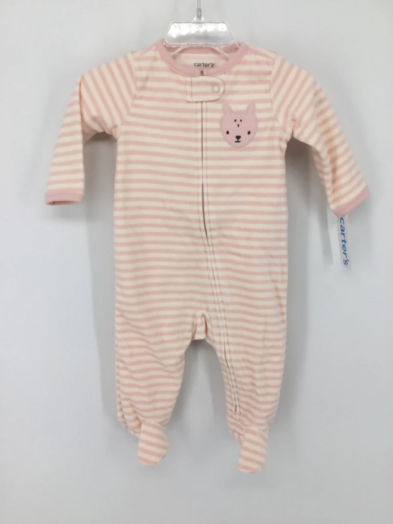 Carter's Child Size 6 Months Pink Sleepers