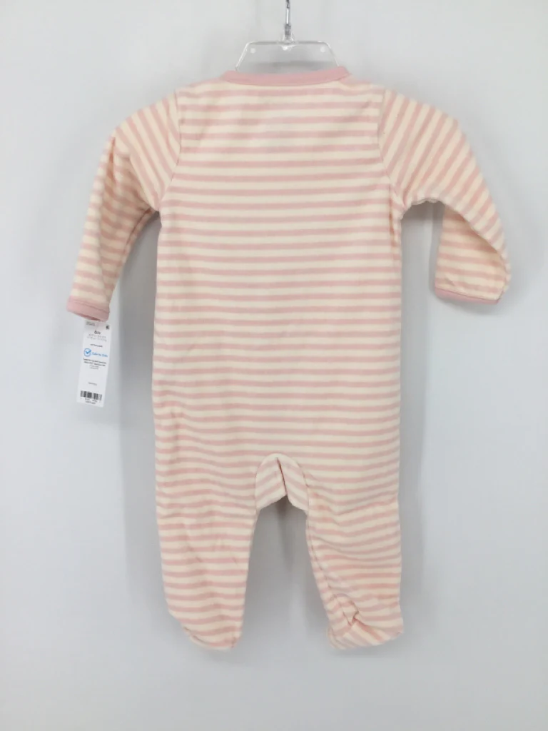 Carter's Child Size 6 Months Pink Sleepers - Image 3