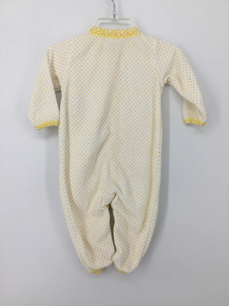 Carter's Child Size 6 Months Yellow Sleepers - Image 2