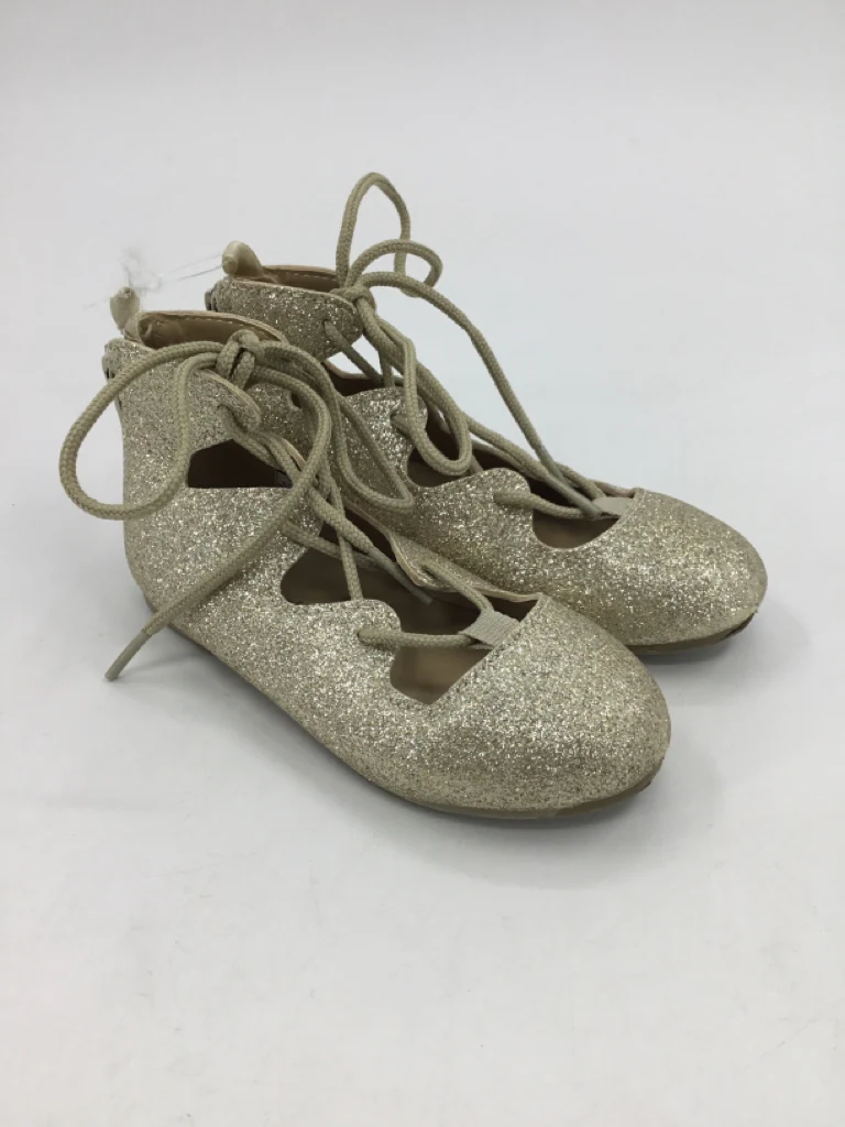 Carter's Child Size 8 Toddler Gold Dress Shoes
