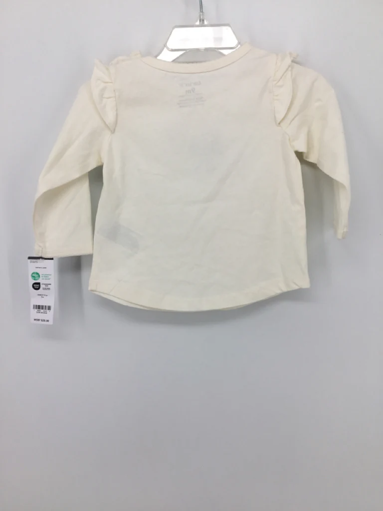 Carter's Child Size 9 Months Cream Shirt - girls - Image 3