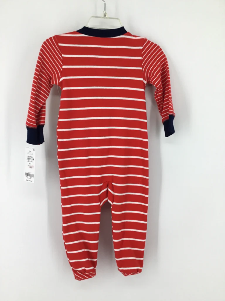 Carter's Child Size 9 Months Red Sleepers - Image 3
