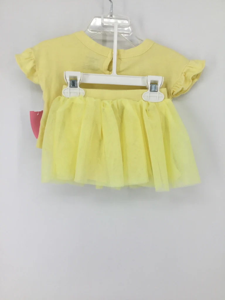 Carter's Child Size 9 Months Yellow Outfit - girls - Image 2