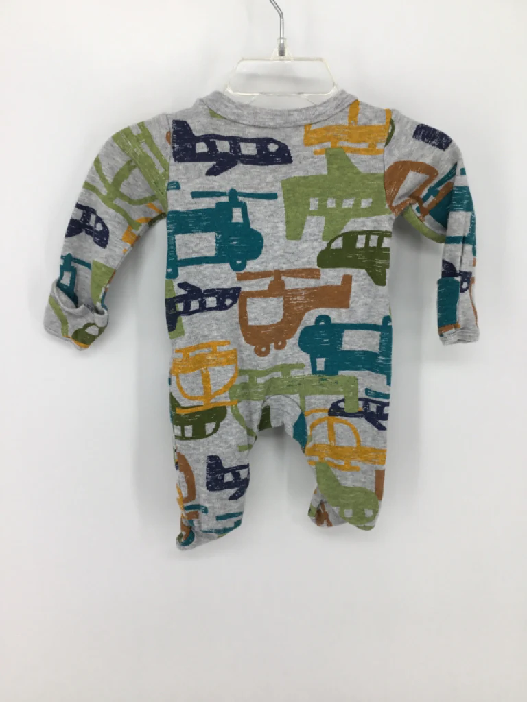 Carter's Child Size Newborn Gray Sleepers - Image 2