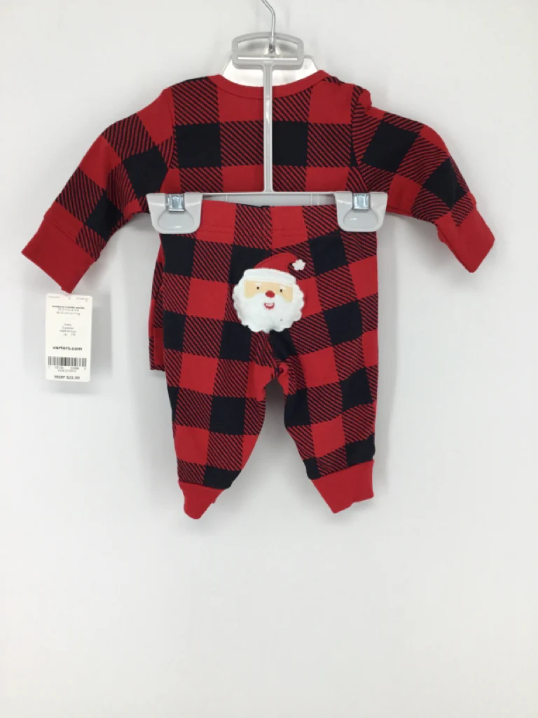 Carter's Child Size Newborn Red Christmas Outfit - Image 3