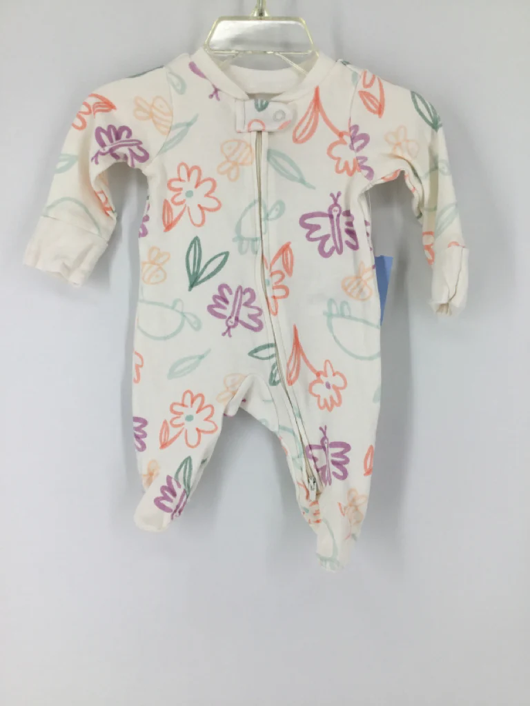 Carter's Child Size Newborn White Sleepers