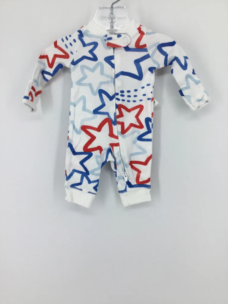 Carter's Child Size Preemie Blue Stars & Stripes Pajamas