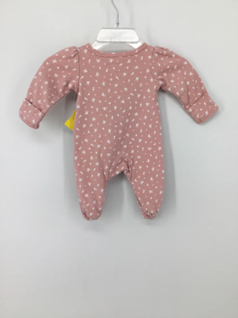 Carter's Child Size Preemie Pink Sleepers - Image 2
