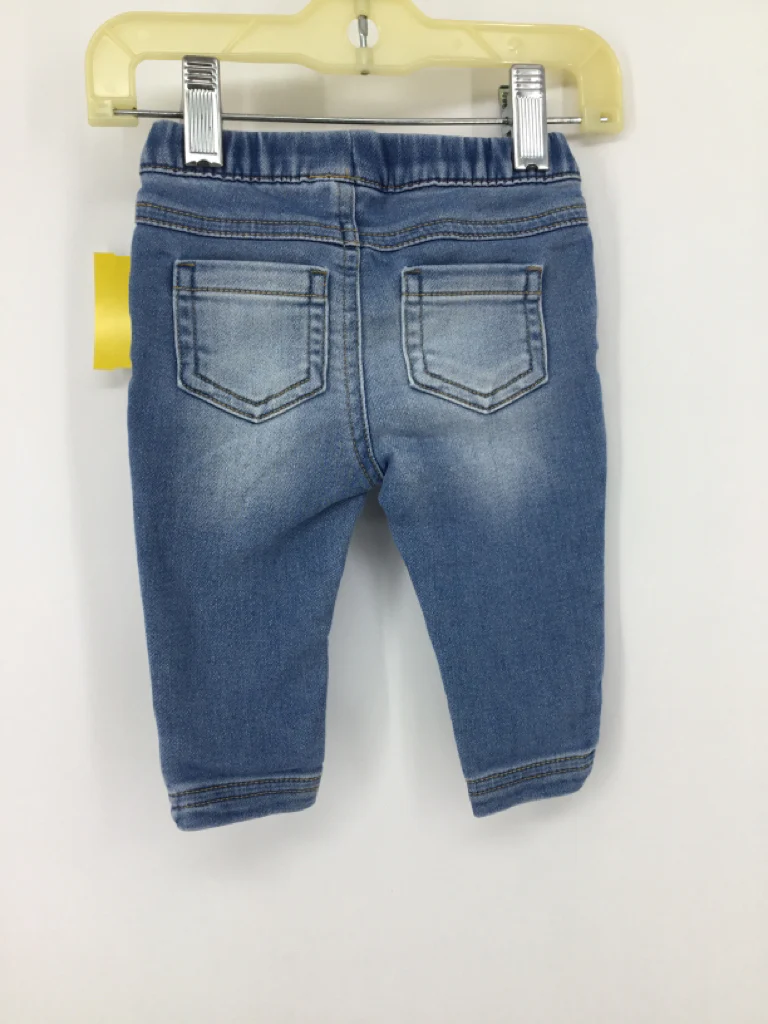 Cat & Jack Child Size 0-3 Months Blue Jeans - girls - Image 2