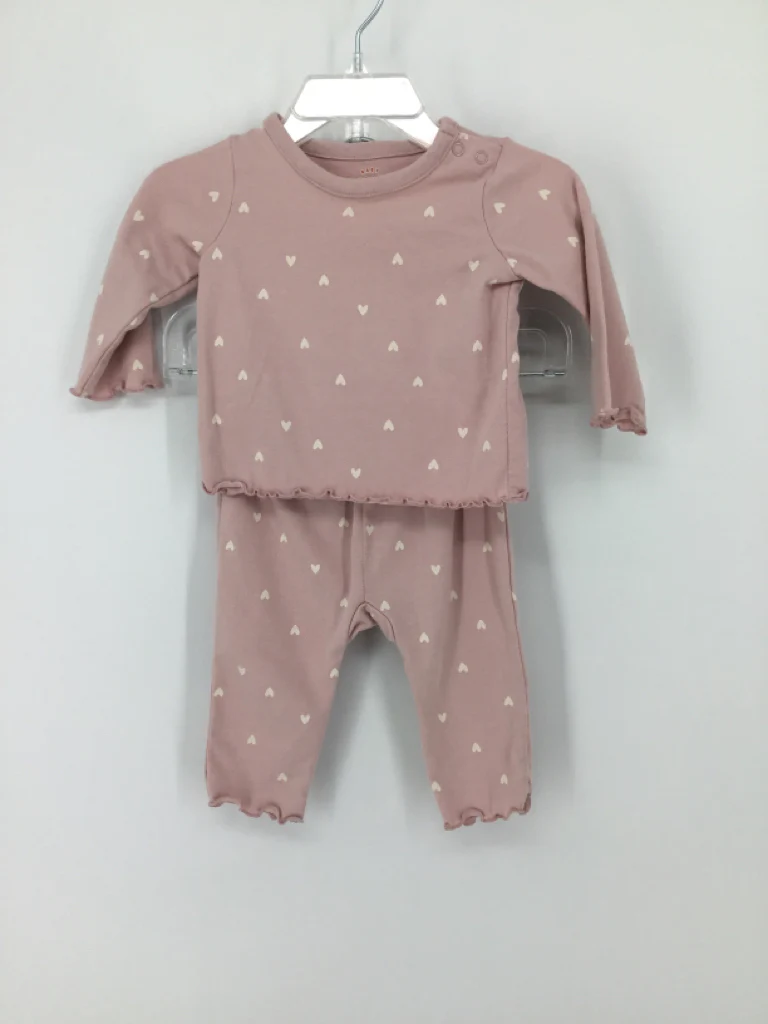 Cat & Jack Child Size 0-3 Months Pink Outfit - girls