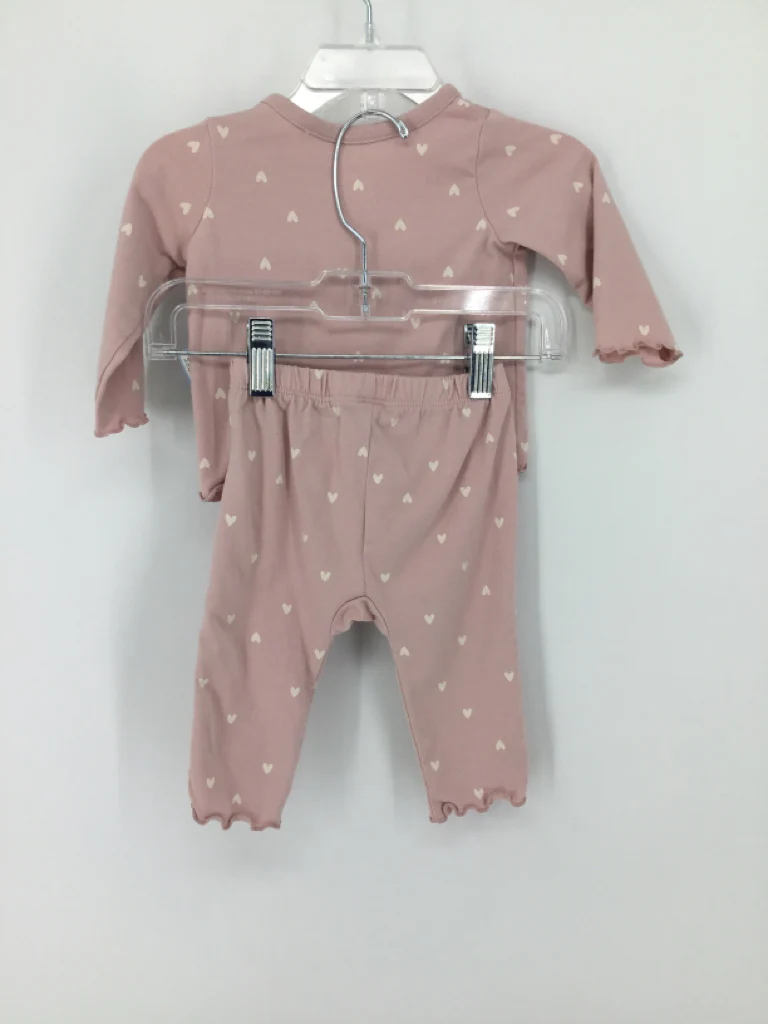 Cat & Jack Child Size 0-3 Months Pink Outfit - girls - Image 2