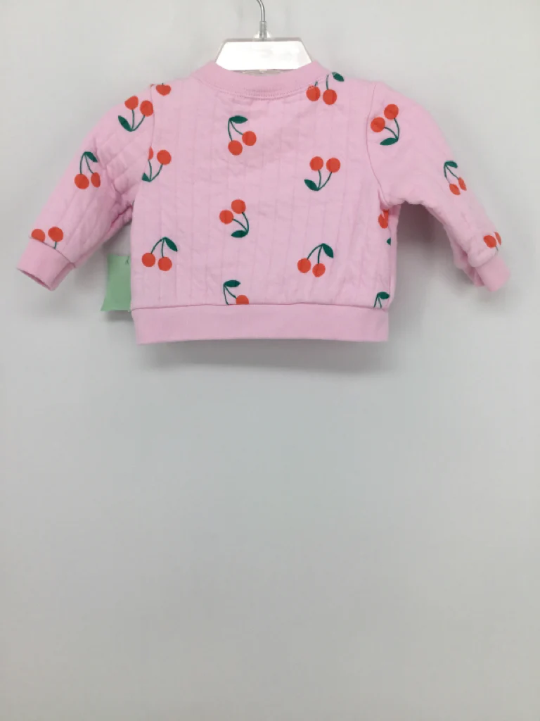 Cat & Jack Child Size 0-3 Months Pink Sweatshirt - girls - Image 2
