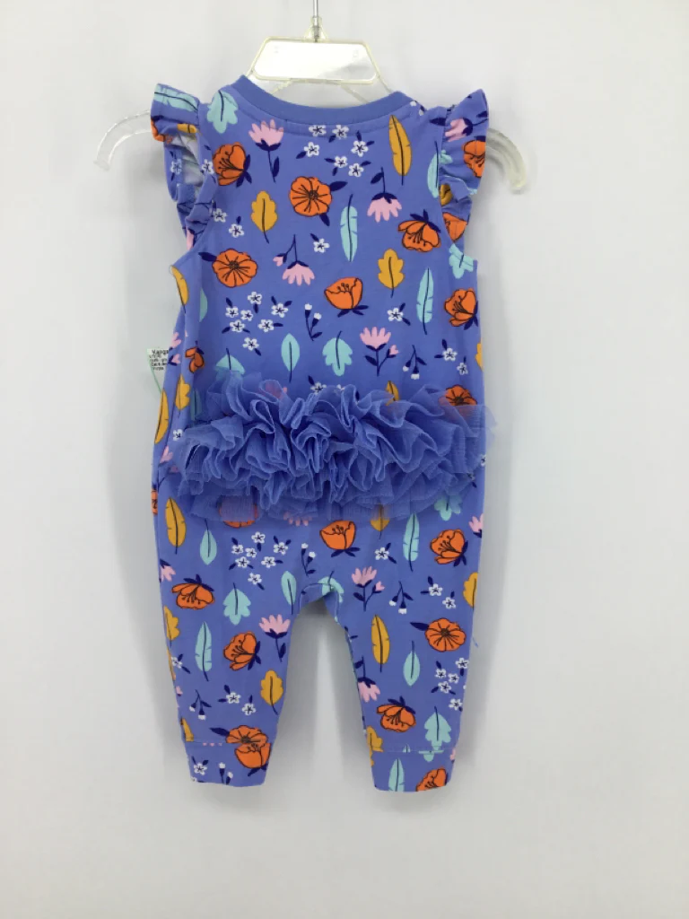Cat & Jack Child Size 0-3 Months Purple Outfit - girls - Image 2
