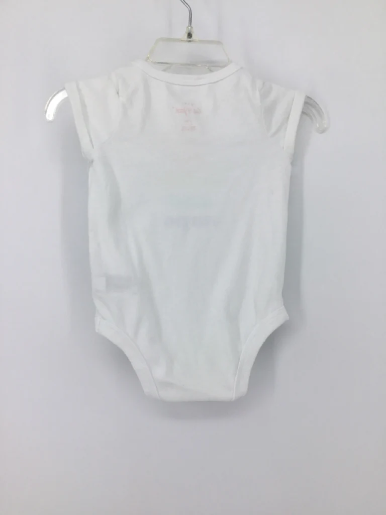 Cat & Jack Child Size 0-3 Months White Onesie - Image 2