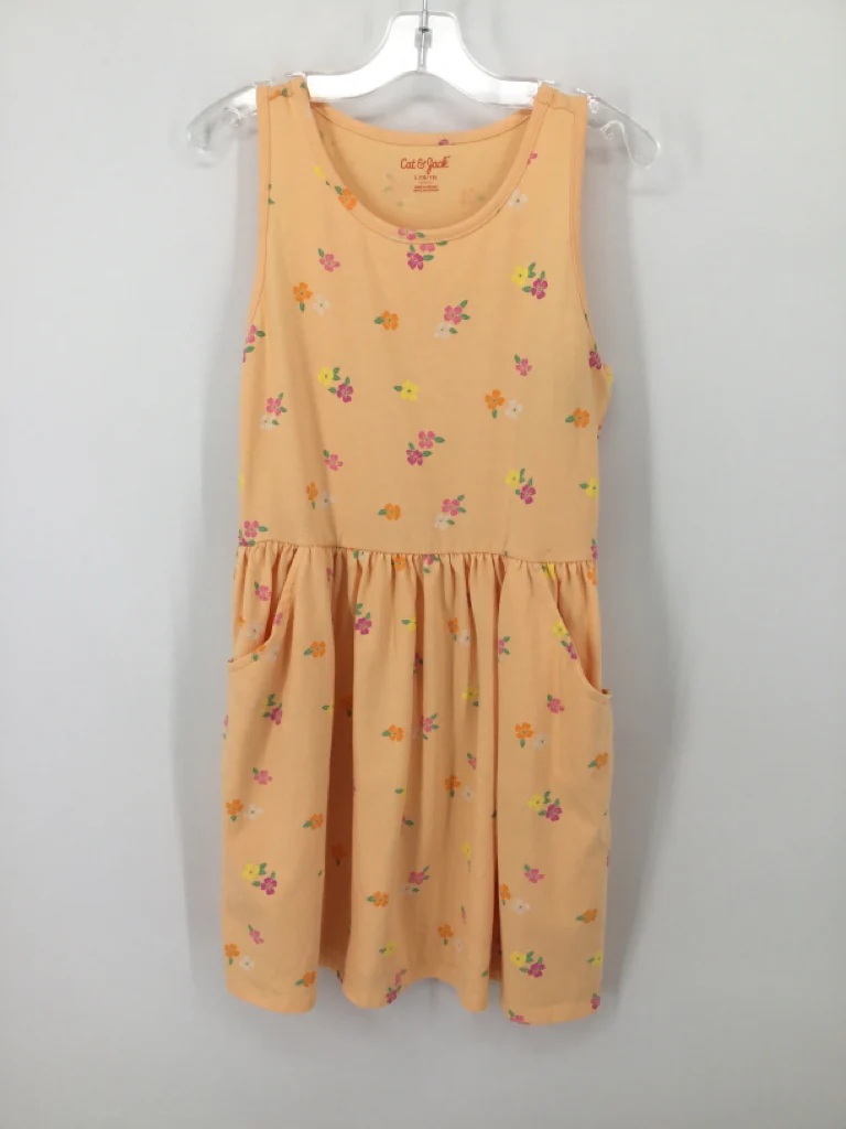 Cat & Jack Child Size 10 Orange Dress - girls