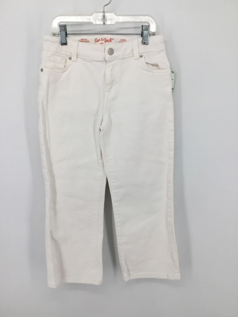 Cat & Jack Child Size 10 White Jeans - girls