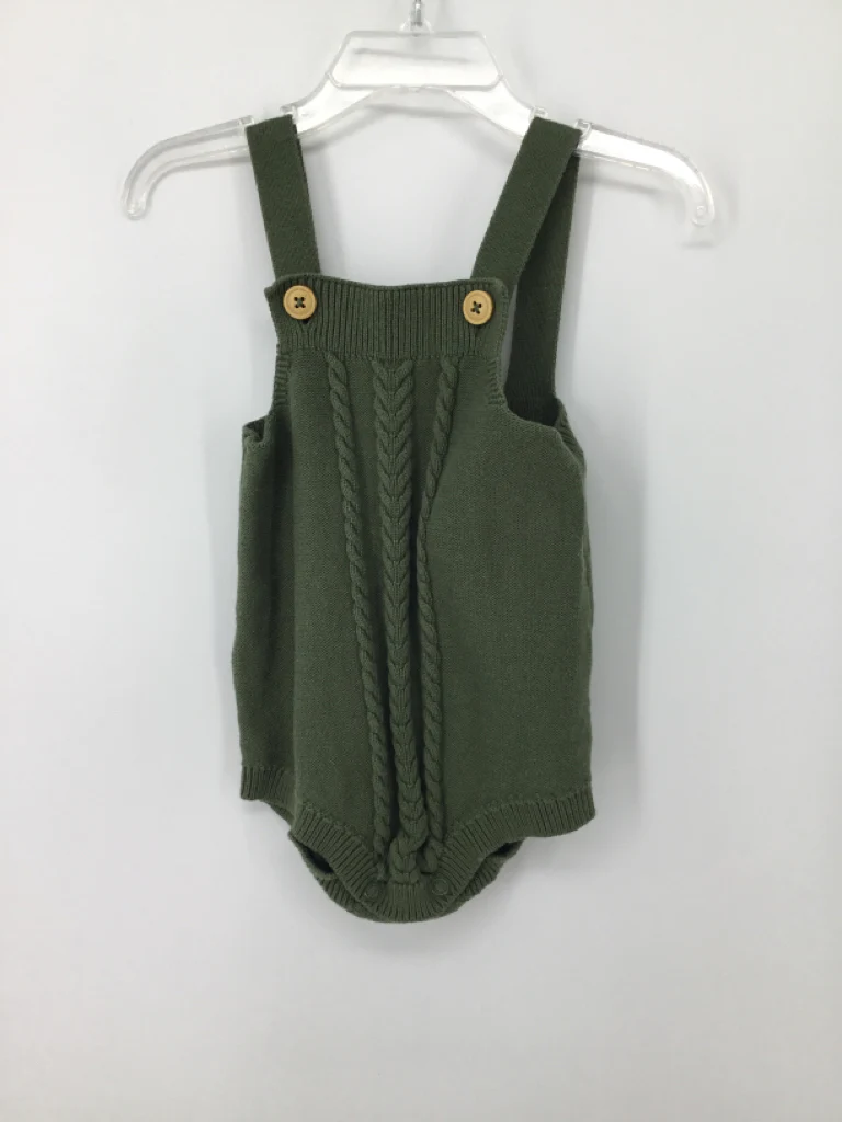 Cat & Jack Child Size 12 Months Green Solid Outfit - boys