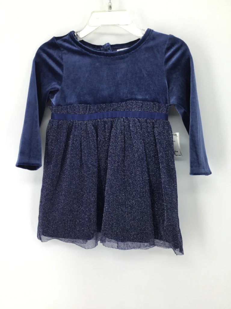 Cat & Jack Child Size 12 Months Blue Dress - girls