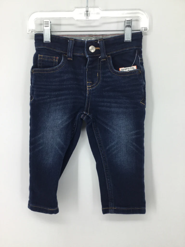 Cat & Jack Child Size 12 Months Blue Solid Jeans - boys
