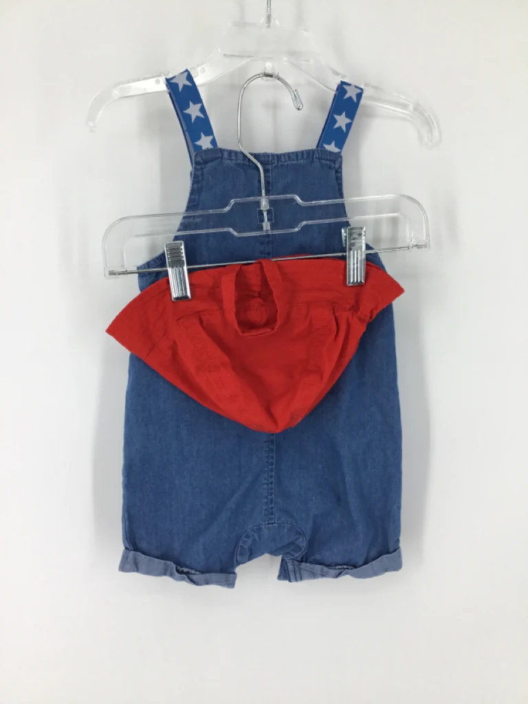Cat & Jack Child Size 12 Months Blue Stars & Stripes Outfit - Image 2