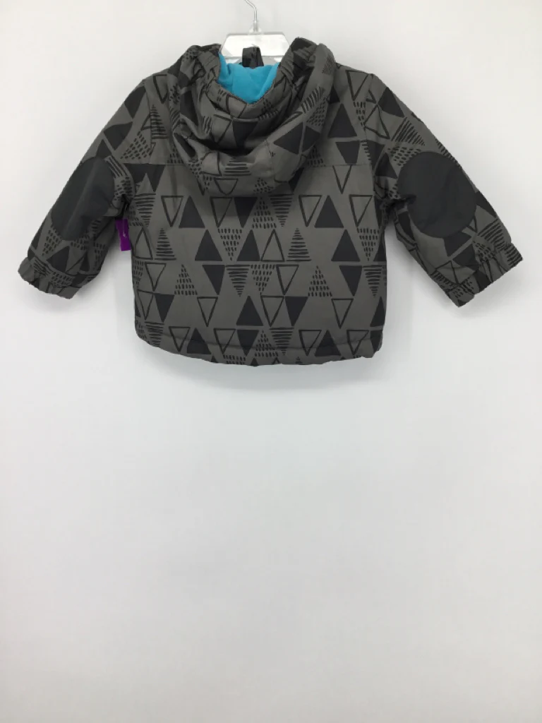 Cat & Jack Child Size 12 Months Gray Pinstripe Outerwear - boys - Image 2