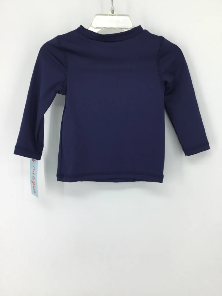Cat & Jack Child Size 12 Months Navy Solid Swimwear - boys - Image 3