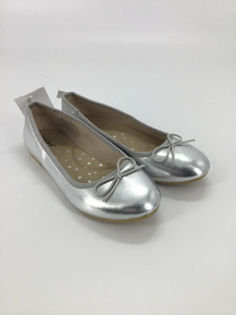 Cat & Jack Child Size 13 Silver Dress Shoes