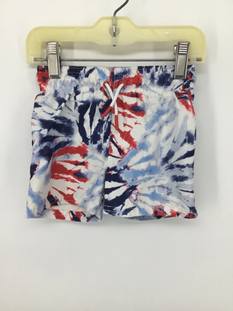 Cat & Jack Child Size 18 Months Blue Tye Dye Swimwear - boys