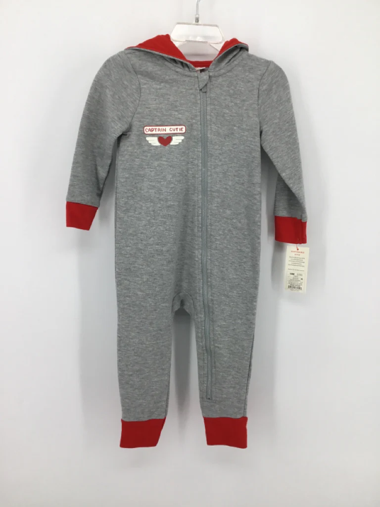 Cat & Jack Child Size 18 Months Gray Valentine's Day Outfit
