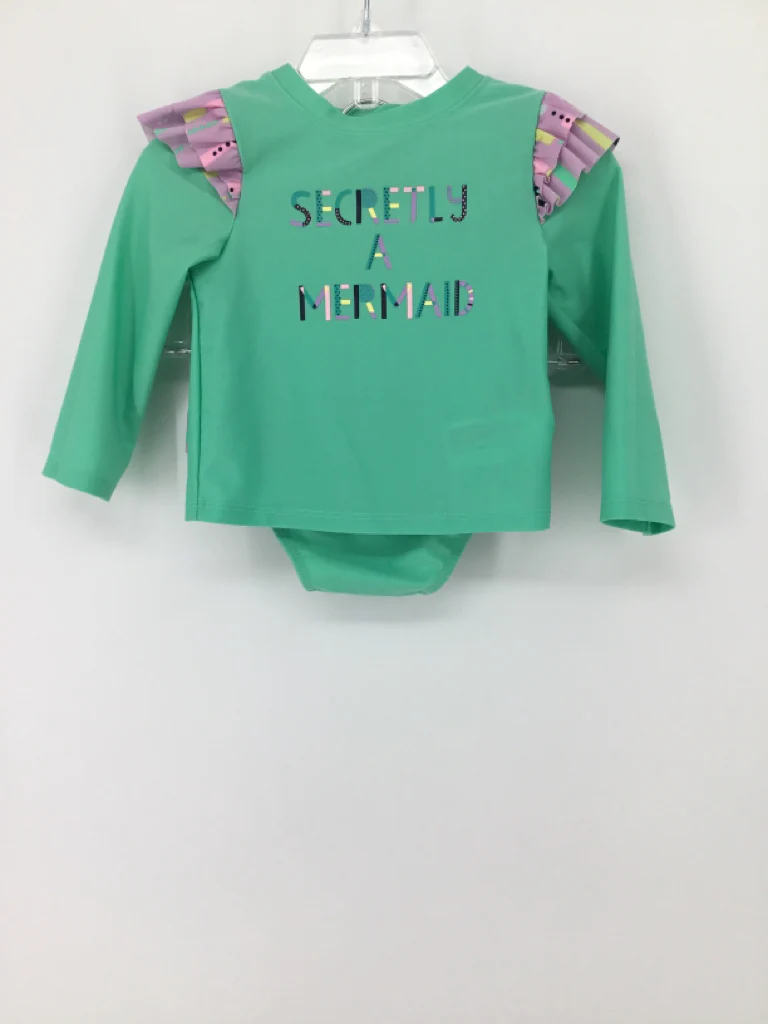 Cat & Jack Child Size 18 Months Green Swimwear - girls