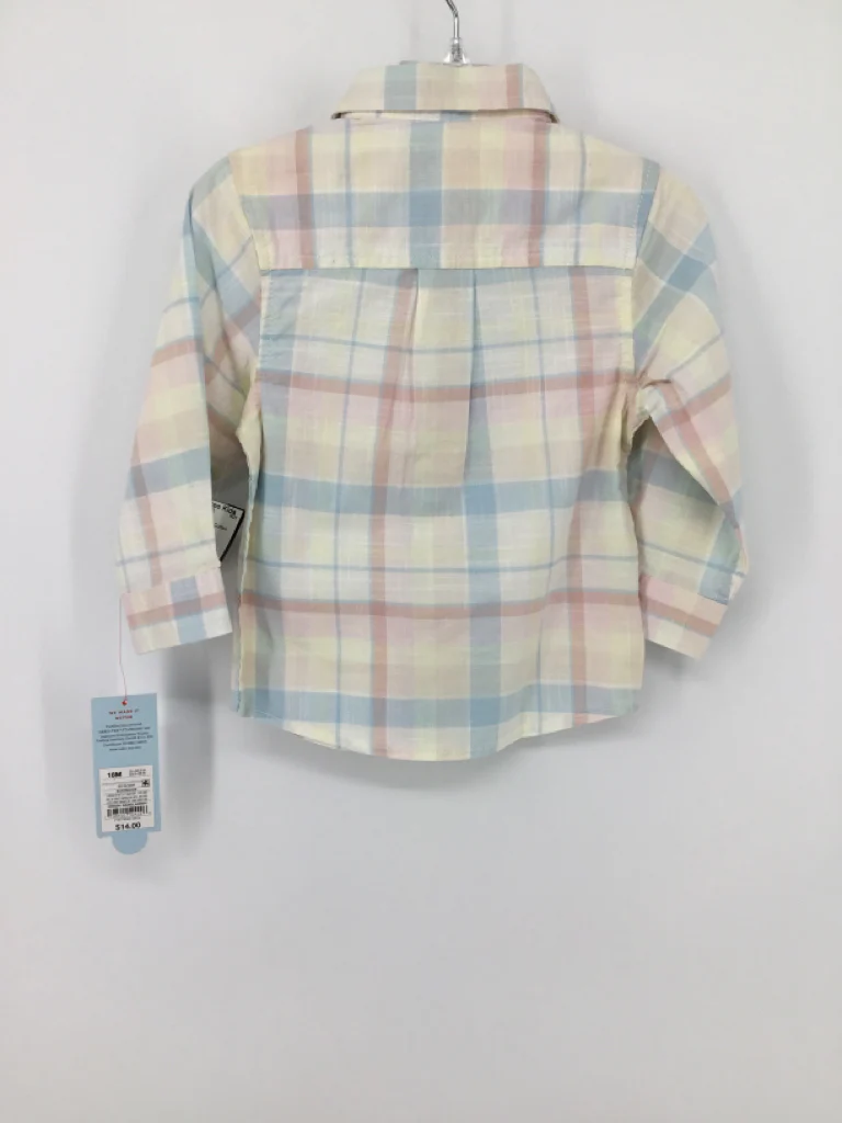 Cat & Jack Child Size 18 Months Multi-Color Plaid Shirt - boys - Image 3