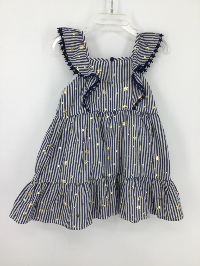 Cat & Jack Child Size 2 Blue Stars & Stripes Dress - Image 2
