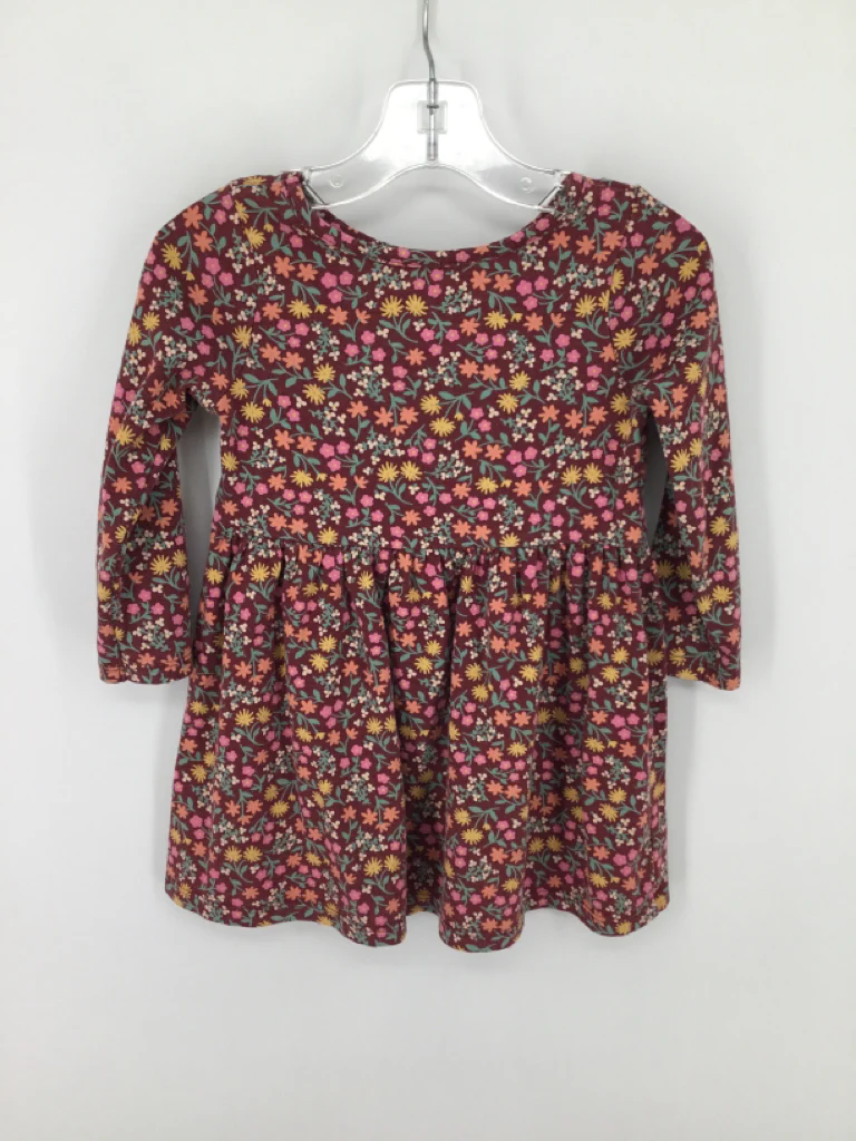 Cat & Jack Child Size 2 Burgundy Dress - girls - Image 2